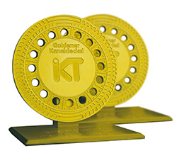 Goldener Kanaldeckel Auszeichnung des IKT, Gelsenkirchen