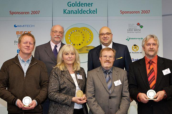 Fotos der Gewinner des Goldenen Kanaldeckels 2007