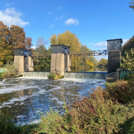 Wehr Beckinghausen, Gewässer in Lünen